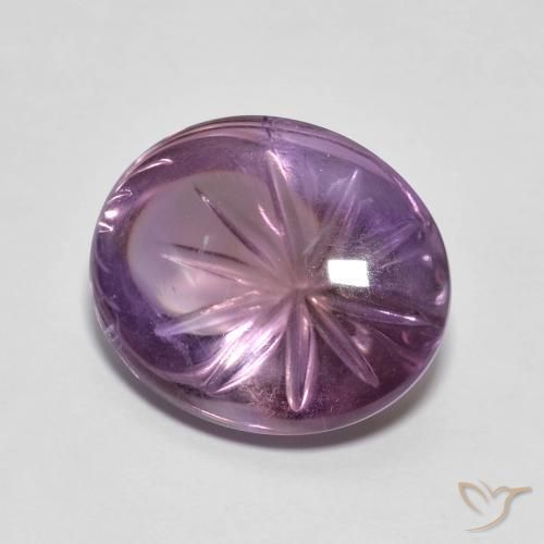 Ametista Violeta médio Natural 8.11ct, oval, Transparente