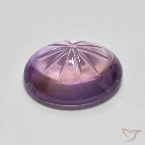 Ametista Violeta médio Natural 8.11ct, oval, Transparente