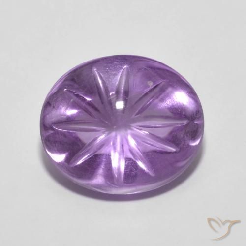 5.79ct Natural Violeta médio Ametista, oval, Transparente