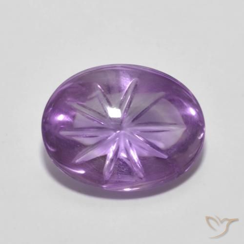 4.82ct Natural íris violeta Ametista, oval, Transparente