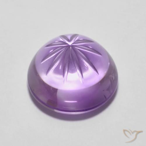 Ametista íris violeta Natural 5.67ct, Redondo, Transparente