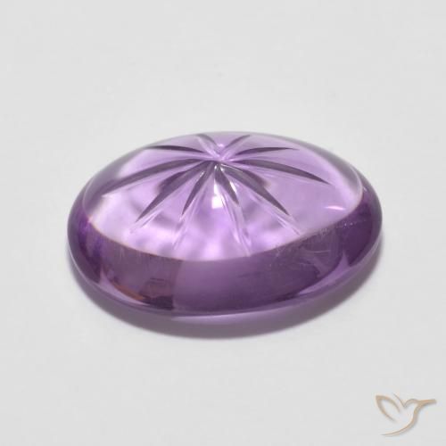 Ametista Violeta médio Natural 5.68ct, oval, Transparente