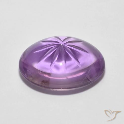 Ametista Violeta médio Natural 6.80ct, oval, Transparente