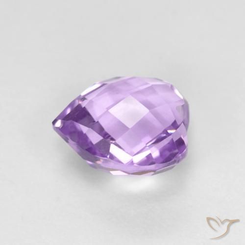 Ametista Violeta médio Natural 1.95ct, Coração, VVS