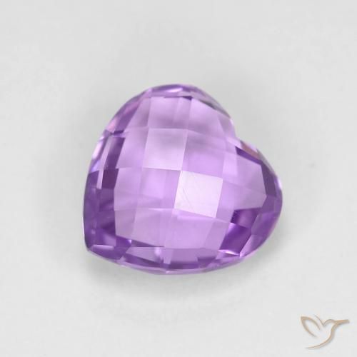 1.93ct Natural Violeta médio Ametista, Coração, VVS