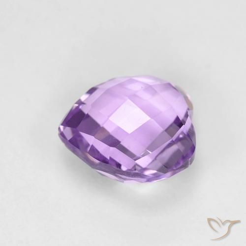 Ametista Violeta médio Natural 1.99ct, Coração, VVS
