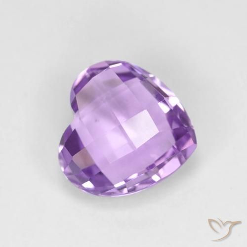 1.84ct Natural Violeta médio Ametista, Coração, VVS