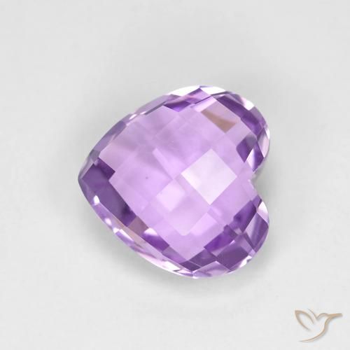 1.87ct Natural Violeta médio Ametista, Coração, VVS