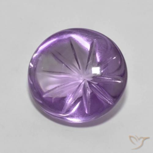 Ametista Violeta Intenso Natural 6.64ct, oval, Transparente