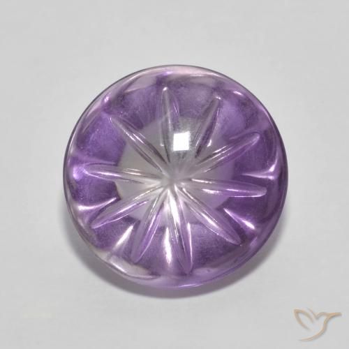5.46ct Natural Violeta Profundo Ametista, Redondo, Transparente