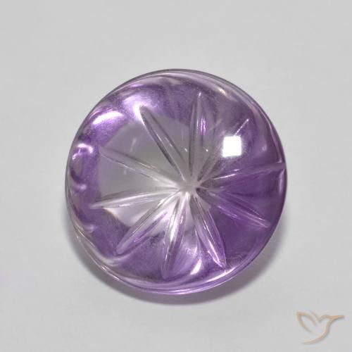 Ametista Violeta Profundo Natural 5.46ct, Redondo, Transparente