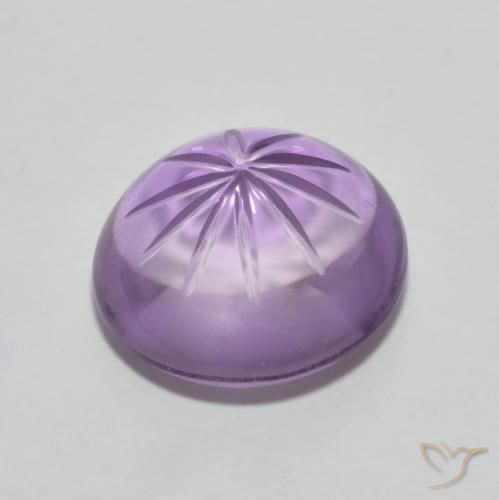 Ametista Violeta Profundo Natural 5.46ct, Redondo, Transparente