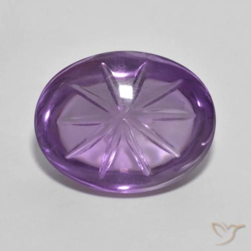 9.42ct Natural Violeta médio Ametista, oval, Transparente