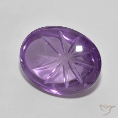 Ametista Violeta médio Natural 9.42ct, oval, Transparente