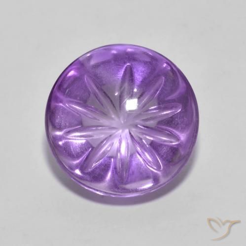 4.86ct Natural Violeta Profundo Ametista, Redondo, Transparente