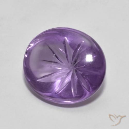 Ametista Violeta Profundo Natural 5.91ct, oval, Transparente