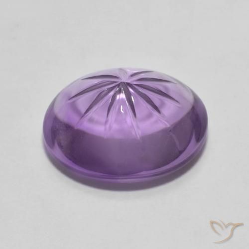 Ametista Violeta Profundo Natural 5.91ct, oval, Transparente