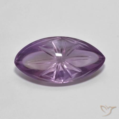 6.79ct Natural Violeta médio Ametista, Marquesa, Transparente