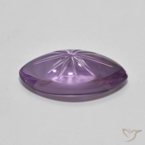 Ametista Violeta médio Natural 6.79ct, Marquesa, Transparente