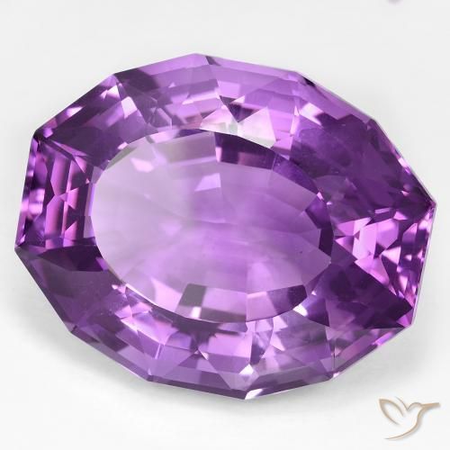 Ametista Violeta médio Natural 48.51ct, Chique, VVS-VS