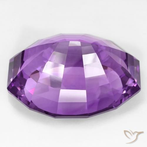 Ametista Violeta médio Natural 48.51ct, Chique, VVS-VS