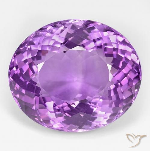 39.22ct Natural Violeta Púrpura Profundo Ametista, oval, VVS-VS