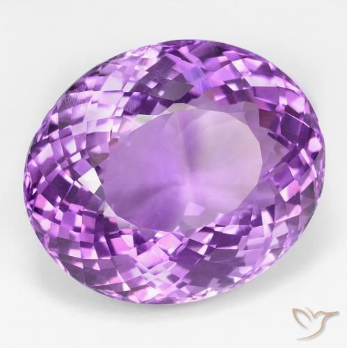 Ametista Violeta Púrpura Profundo Natural 39.22ct, oval, VVS-VS