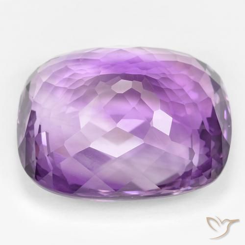 Ametista Violeta médio Natural 45.20ct, Almofada, VVS-VS
