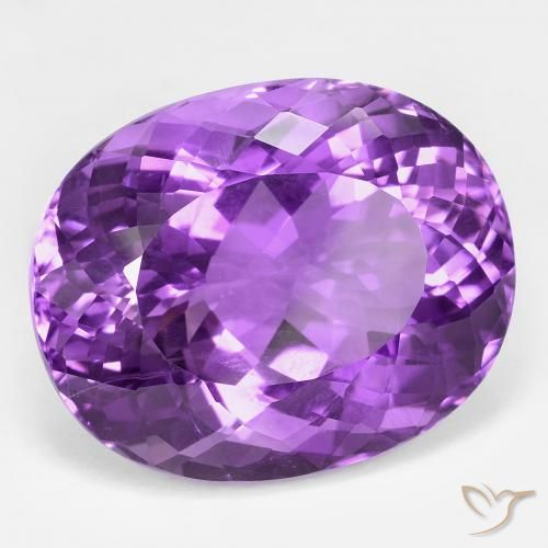 Ametista Violeta Vívido Natural 39.31ct, oval, VVS-VS
