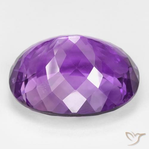 Ametista Violeta Vívido Natural 39.31ct, oval, VVS-VS