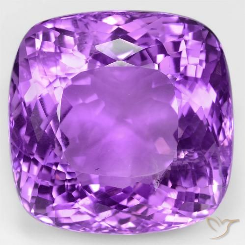 70.78ct Natural Violeta Intenso Ametista, Almofada, VS