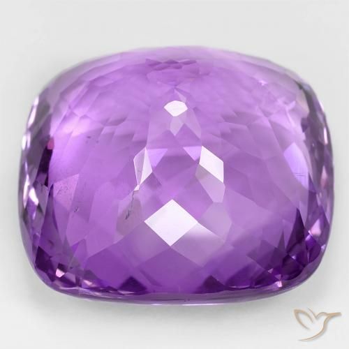 Ametista Violeta Intenso Natural 70.78ct, Almofada, VS