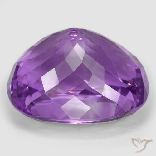 Ametista Violeta Vívido Natural 87.56ct, Almofada, IF