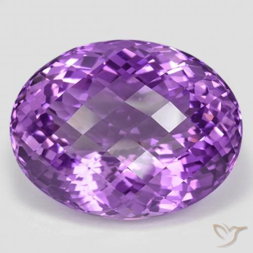 59.13ct Natural Violeta Púrpura Médio Ametista, oval, VVS-VS