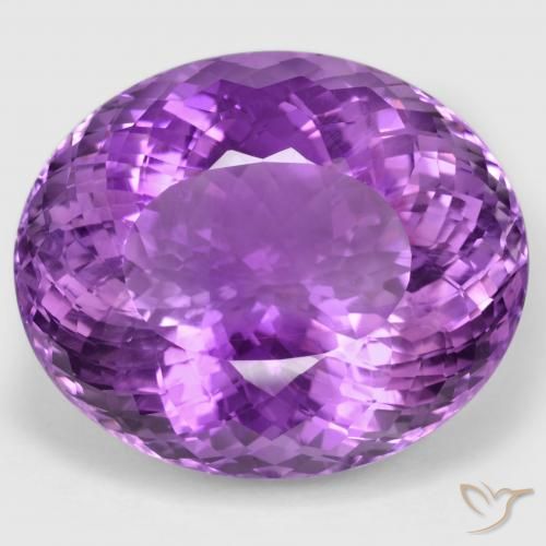 82.49ct Natural Rosa Vivo Violeta Ametista, oval, VVS