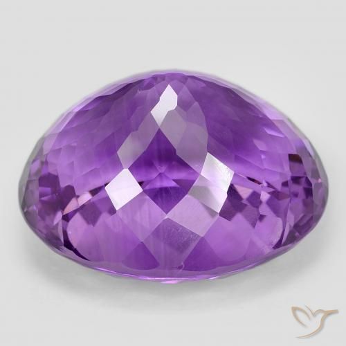 Ametista Violeta médio Natural 61.12ct, oval, VVS