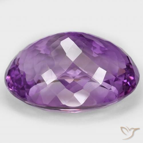 Ametista Rosa Vivo Violeta Natural 85.07ct, oval, VVS-VS