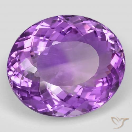 Ametista Violeta Vívido Natural 62.72ct, oval, VVS-VS