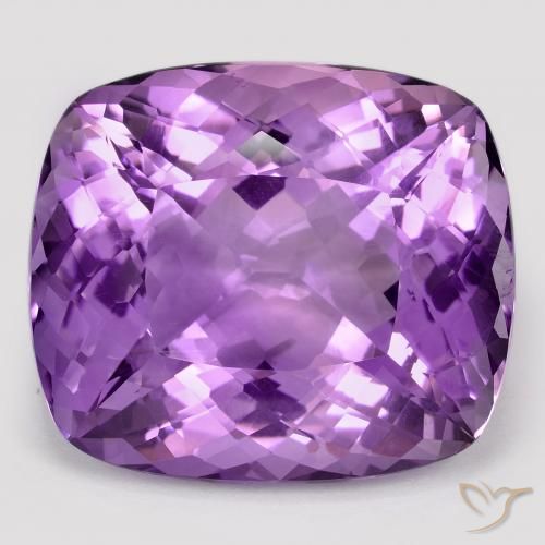 55.74ct Natural Violeta Intenso Ametista, Almofada, VVS