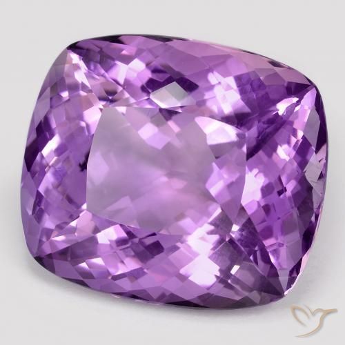 Ametista Violeta Intenso Natural 55.74ct, Almofada, VVS