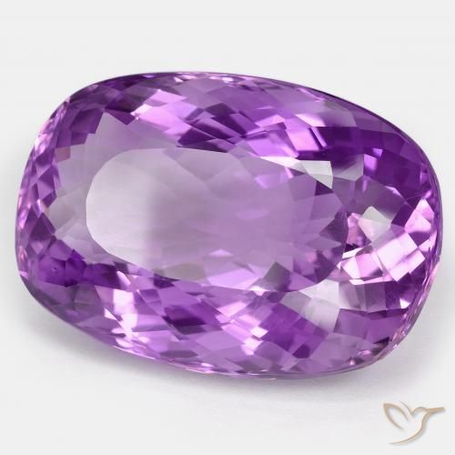 Ametista Violeta Vívido Natural 72.62ct, Almofada, VVS