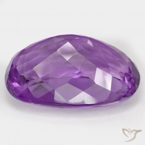Ametista Violeta Vívido Natural 72.62ct, Almofada, VVS