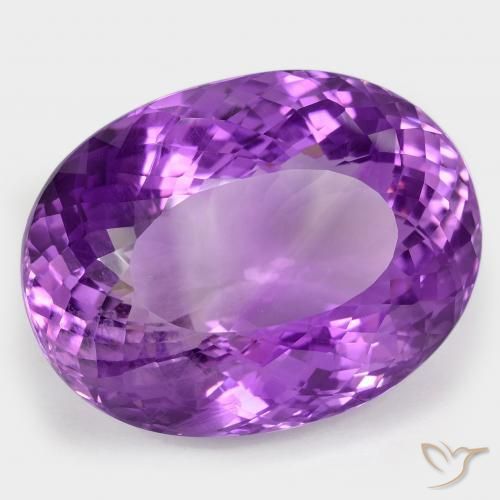 Ametista Violeta Intenso Natural 104.56ct, oval, VS