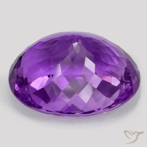 Ametista Violeta Vívido Natural 75.75ct, oval, VVS