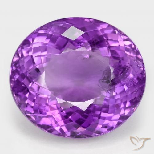 58.32ct Natural Violeta Intenso Ametista, oval, VS