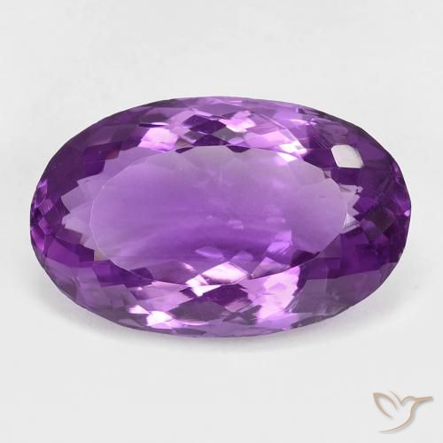 18.70ct Natural Violeta médio Ametista, oval, VVS-VS