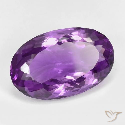 Ametista Violeta médio Natural 18.70ct, oval, VVS-VS