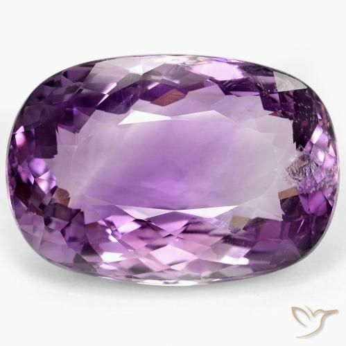 60.06ct Natural Violeta Claro-Médio Ametista, Almofada, VS