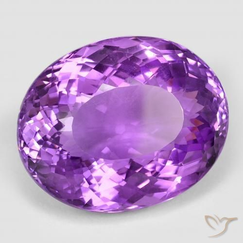 Ametista Violeta Púrpura Profundo Natural 50.94ct, oval, VVS