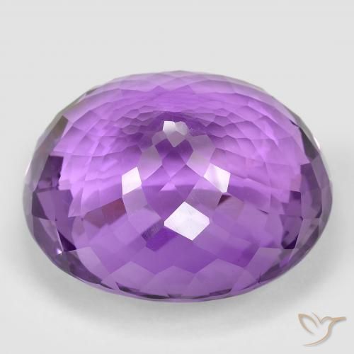 Ametista Violeta Púrpura Natural 73.50ct, oval, VVS-VS